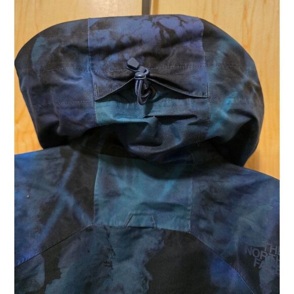 The North Face Mens SP Hooded Waterproof Jacket Blue/Black Geometric Pattern ski - Picture 7 of 15